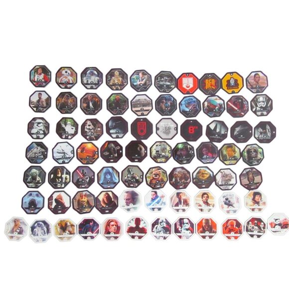 Disney Star Wars Cosmic Shells Complete Set of 72 Cards - Picture 16 of 16